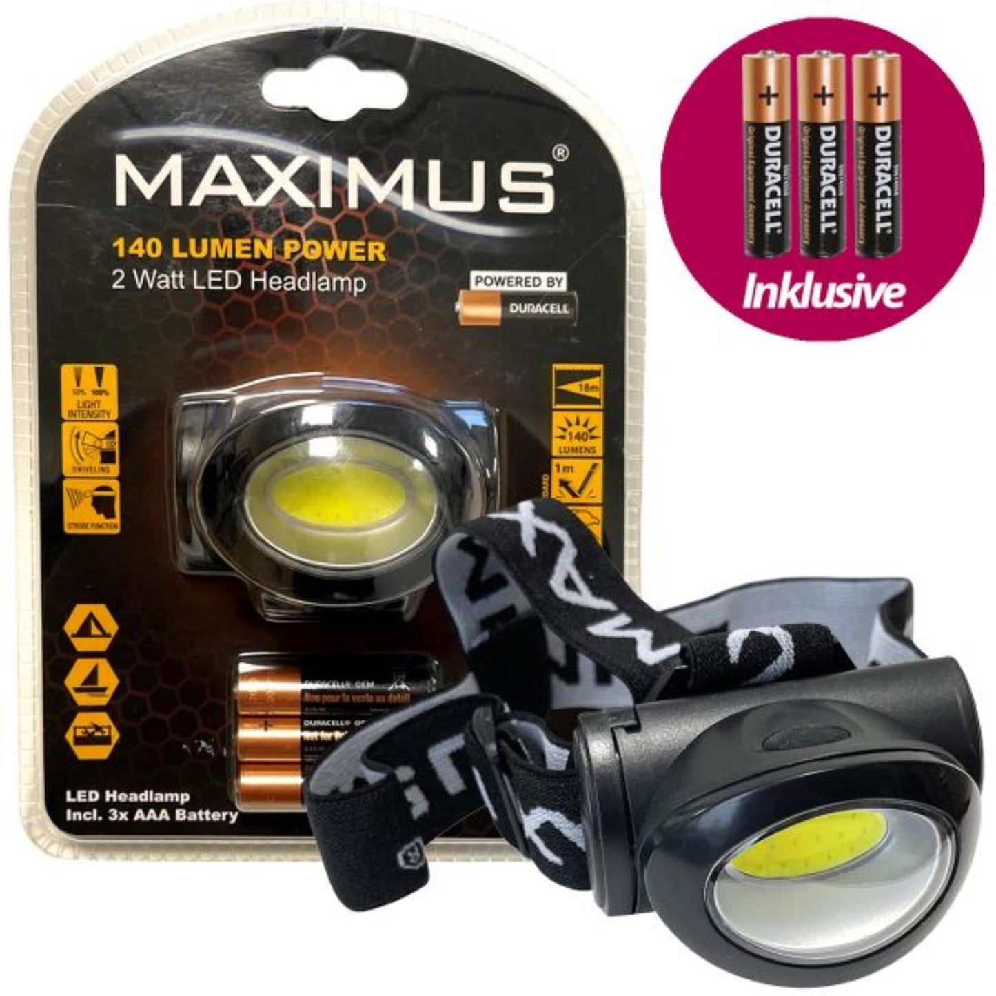 Maximus LED-Scheinwerfer 2 W 140 lm
