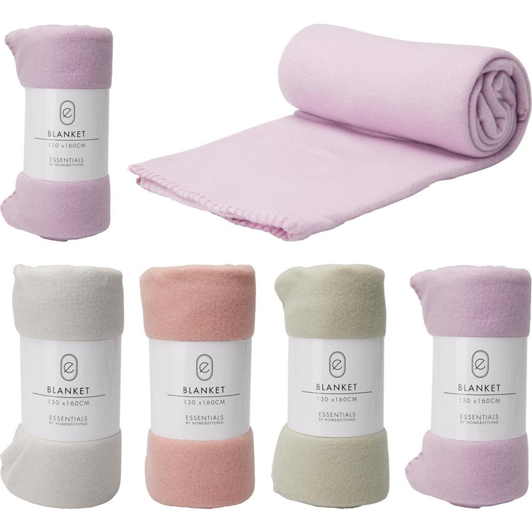 Home-Styling-Decke aus Fleece, 130 x 160 cm