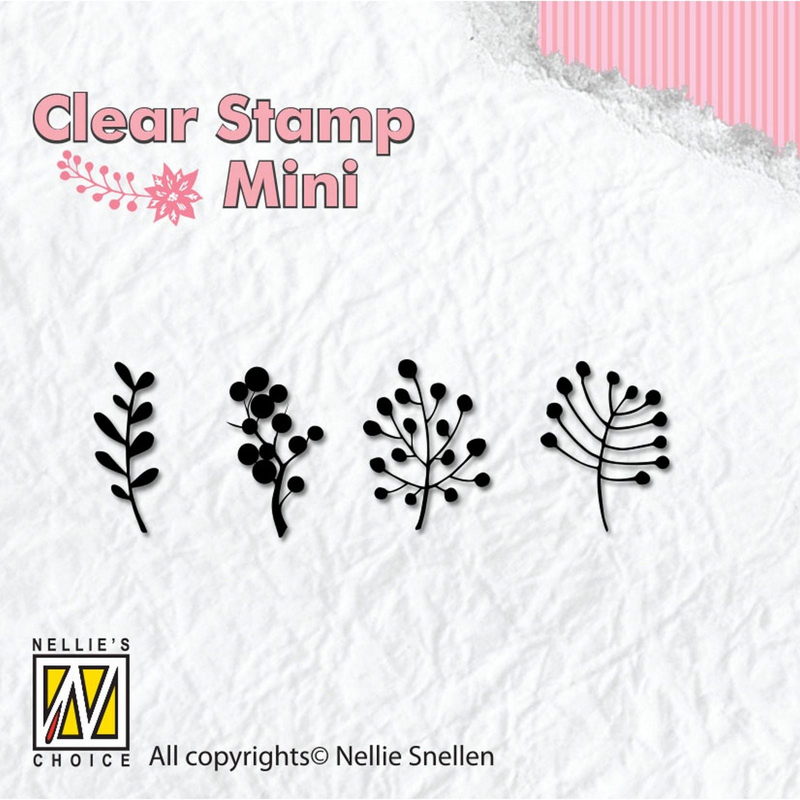 Nellies Wahl • Mini-Klarstempel, Beerenzweige