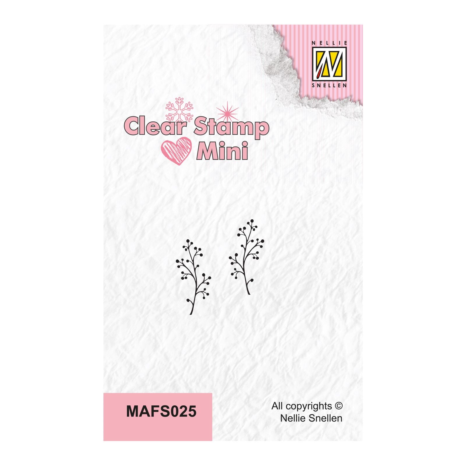 Nellies Wahl • Mini-Klarstempel, Beerenzweig