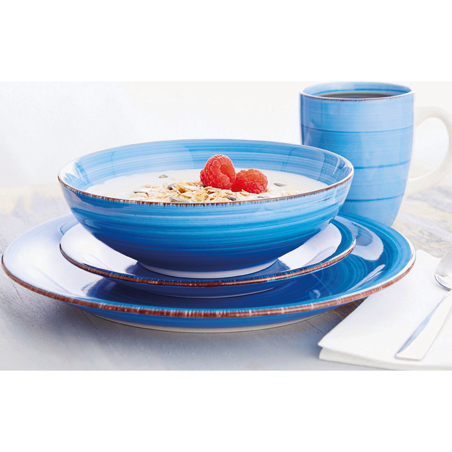 Maizinger Geschirrset blau 16-teilig