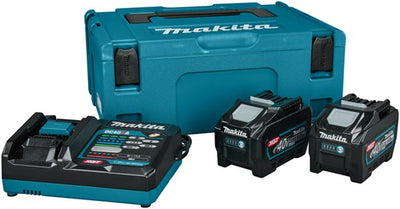 Makita 191v35-5 | xgt Starterset DC40RA 2x BL4050F | 40 V max. | 5,0 Ah in Mbox – 191v35-5