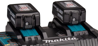 Makita-Zubehör 18-V-Li-Ionen-Akku-Starterset 198091-4 (4x BL1860B 6,0 Ah) + Duo-Ladegerät DC18RD in MBox – 198091-4