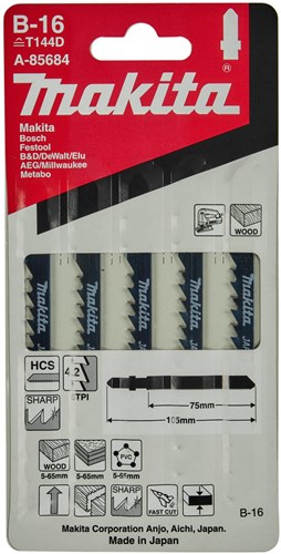 Makita Stichsägeblatt B16 (5 Stück)