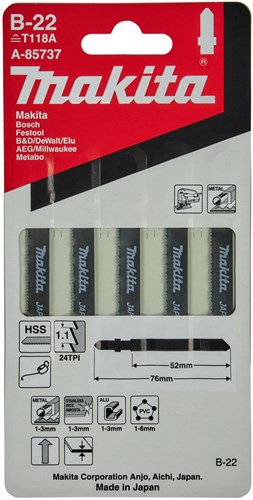 Makita Stichsägeblatt B22 (5 Stück)