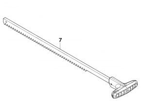 Makita Zubehör 142042-9 Druckstange – 600 mm – für DCG180ZXK – 142042-9