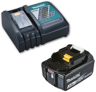 Makita Zubehör 18 V Starterset 3,0 Ah BL1830B + Ladegerät DC18RC – 191A24-4