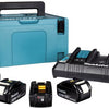 Makita Akku-Starterset lxt dc18rd 4xbl1850b
