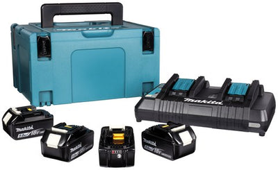 Makita Akku-Starterset lxt dc18rd 4xbl1850b