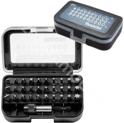 Makita Zubehör 31-teiliges Bit-Set in Kunststoffbox mit Gürtelclip – D-30667