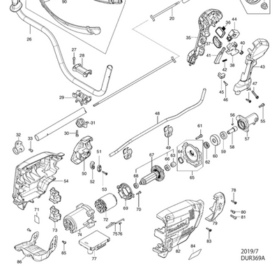 Makita Zubehör 347104-0 Sicherungsring für dur369az – 347104-0