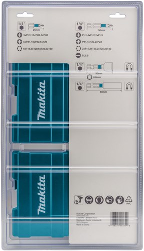 Makita Schlagschrauber-Bit-Set 90-teilig