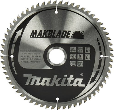 Makita Zubehör Kappsägeblatt | Holz | 216x30x2,1 60t - b-32839