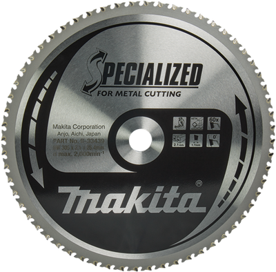 Makita Zubehör Kappsägeblatt Stahl | spezialisiert 305x25,4x2,1 60t 0g - b-33439 - b-33439