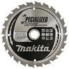 Makita Zubehör B-33093 Kreissägeblatt Holz (Astnagel) | spezialisiert | 165x20x2,0 | 24t | 23g -b-33093