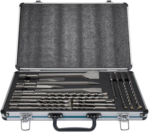 Makita-Zubehör b-64680 | pb4s sds+ Bohrmeißel-Set | 17-teiliges SDS-plus | im Aluminiumgehäuse - B-64680