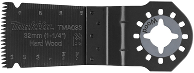Zubehör für Makita Bimetall-Tauchsäge mit abgerundeter Schneide und japanischer Verzahnung TMA033 I32 BIM HH GZ – B-39241