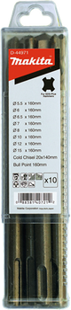 Makita Zubehör Bohrmeißel-Set 10-teilig – D-44971 D-44971