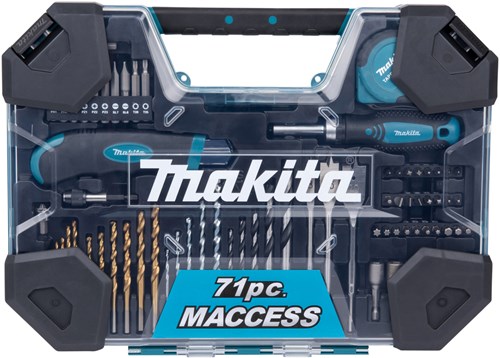 Makita Zubehör Bohrer- und Schraubendreher-Bit-Set 71-teilig – e-22589