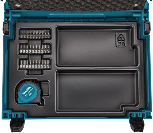 Makita Zubehör Bohrer- und Schraubendreher-Bit-Set | sds-plus | in mbox | 65 Stück - b-69478