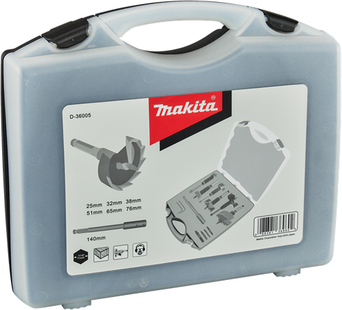 Makita Zubehör Zylinderkopfbohrer-Set 7-teilig – D-36005 D-36005
