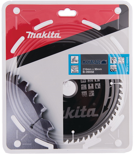 Makita Zubehör Kreissägeblatt Holz 216x30x2,1 60t - B-09058