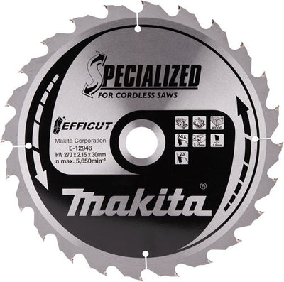 Makita Zubehör Kreissägeblatt Holz 270x30 FF-Schnitt - E-12946