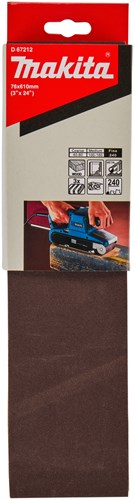 Makita-Zubehör d-67212 | Schleifband | k240 sparen | 76x610 | 3 Stück - d-67212