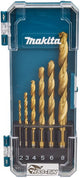 Makita-Zubehör d-72833 | Metallbohrer-Set | 6-teilige HSS-Dose – D-72833