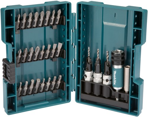 Makita-Zubehör d-73477 | Bohrer- und Schraubendreher-Bit-Set | Quad-Fahrer | 29 Stück - D-73477