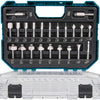 Makita-Zubehör d-74778 | Frässet | 8mm | 22-teilig | im Kunststoffkoffer - D-74778