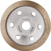Makita Zubehör Diamanttopfscheibe | 125mm | sehr gut | Vollreifen - D-41464 D-41464