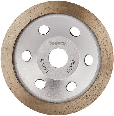 Makita Zubehör Diamanttopfscheibe | 125mm | sehr gut | Vollreifen - D-41464 D-41464