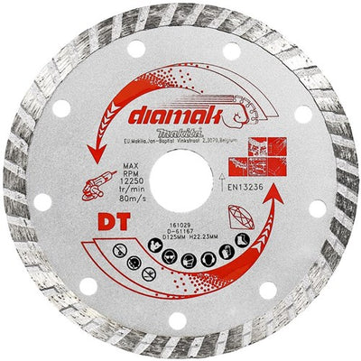 Makita Zubehör Diamantscheibe 115x22,2mm Turbo - D-61151 - D-61151