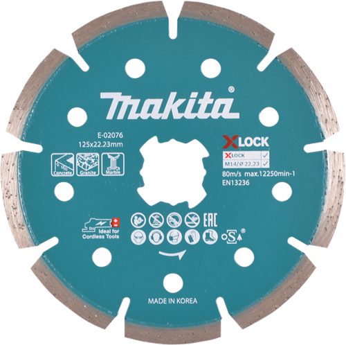 Makita Zubehör Diamantscheibe 125 mm – e-02076 – e-02076