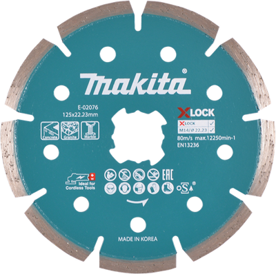 Makita Zubehör Diamantscheibe 125 mm – e-02076 – e-02076