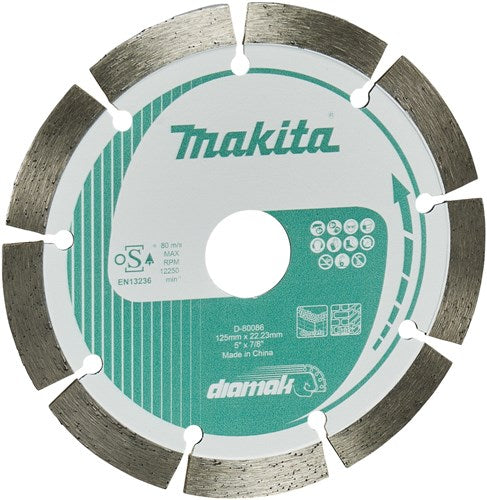 Makita Zubehör Diamantscheibe 125x22,23x1,8mm - D-80086
