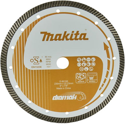 Makita Zubehör Diamantscheibe | 230 x 22,23 x 2,6 mm – d-80195