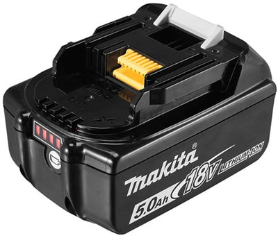 Makita Zubehör Duopack Akku BL1850B 18V 5,0Ah mit Batterieanzeige (2 Stück) 197288-2