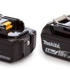 Makita Zubehör Duopack Akku BL1850B 18V 5,0Ah mit Batterieanzeige (2 Stück) 197288-2
