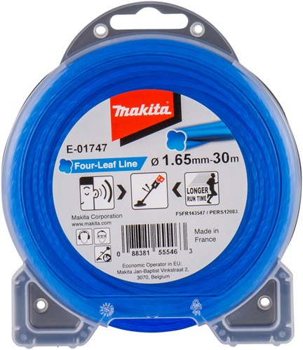 Makita-Zubehör e-01747 | Mähfaden | 1,65x30m | blau - e-01747