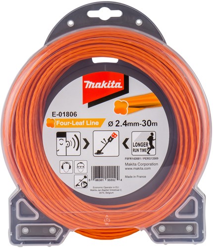 Makita-Zubehör e-01806 | Mähfaden | 2,4x30m | orange - e-01806