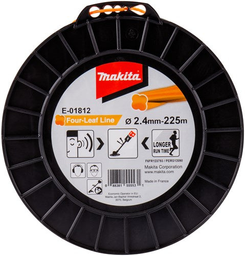 Makita-Zubehör e-01812 | Mähfaden | 2,4x225m | orange - e-01812