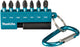 Imp Makita Zubehör E-11994 Schlagschrauber-Bit-Set | 8-teilig | 25mm | x act black - e-11994