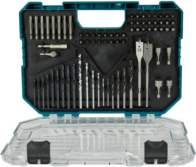 Makita Zubehör E-15126 Bohrer- und Schraubendreher-Bit-Set | 75-teilig | im Kunststoffkoffer E-15126
