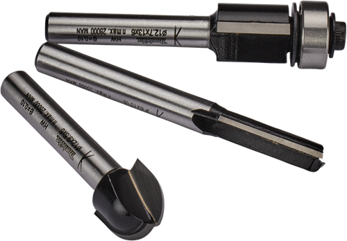 Makita Zubehör Fräser-Set 6 mm 3-teilig – D-70459 D-70459