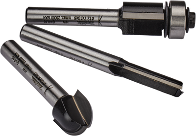 Makita Zubehör Fräser-Set 6 mm 3-teilig – D-70459 D-70459