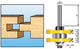 Makita Zubehör Nutfederschneider + Lag. hm s8 - d-12011