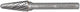 Zubehör für Makita HM-Fräskegel mit Rundkopf für Metall – B-52819 – B-52819