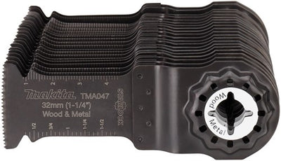 Makita Zubehör Tauchsägeblatt 32 mm Holz Metall (20 Stück) – B-64814-20 – B-64814-20